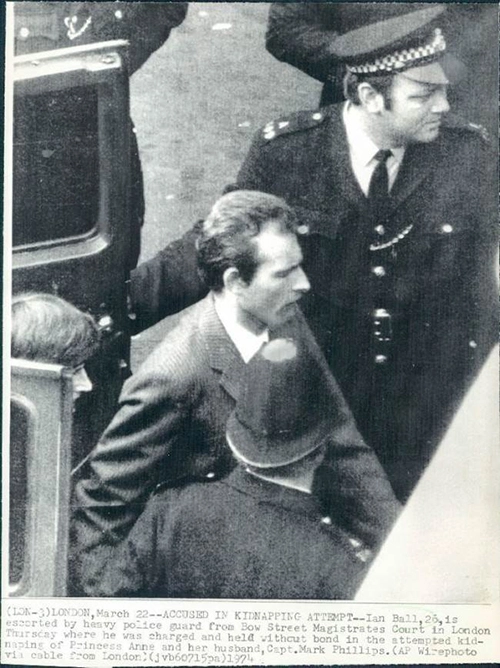 Ian Ball who in 1974 attempted to kidnap Princess Anne